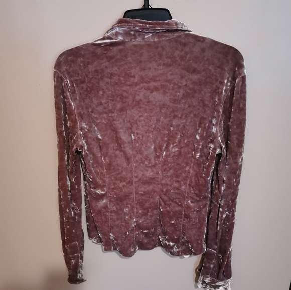 2/15$💚Parasuco  velvet shirt size S - Picture 4 of 4